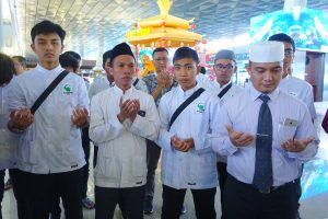 Do'a Bersama Pelepasan Umroh 2020 di Bandara Soekarna Hatta