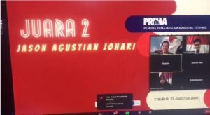 Jason Mendapat Juara 2