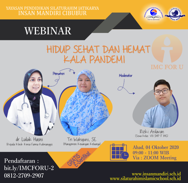 Read more about the article WEBINAR HIDUP SEHAT DAN HEMAT KALA PANDEMI