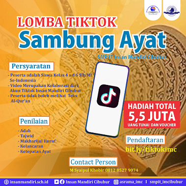 You are currently viewing LOMBA TIKTOK SAMBUNG AYAT