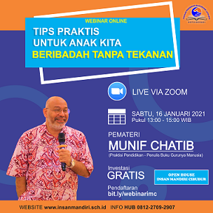 Read more about the article WEBINAR TIPS PRAKTIS UNTUK ANAK KITA BERIBADAH TANPA TEKANAN