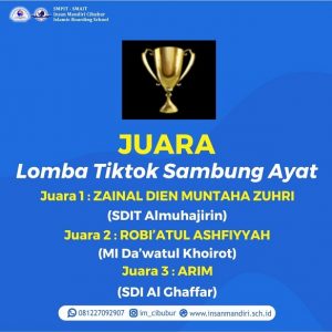 Read more about the article JUARA LOMBA TIKTOK SAMBUNG AYAT