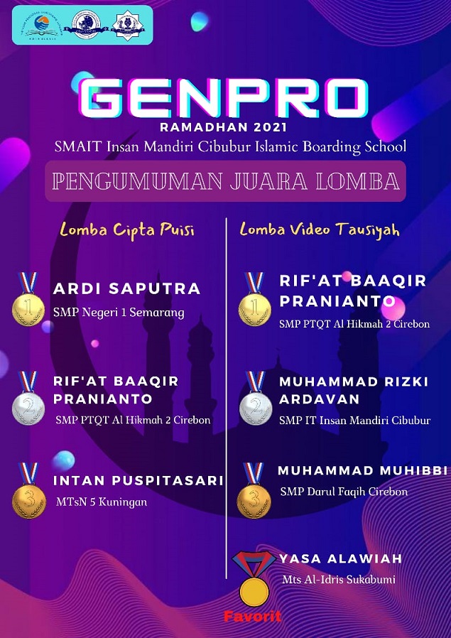 You are currently viewing PEMENANG LOMBA GENPRO RAMADHAN 2021