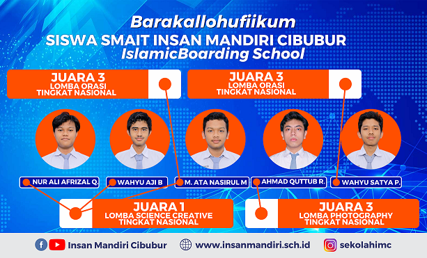 Read more about the article SISWA SMA IT INSAN MANDIRI CIBUBUR BORONG JUARA