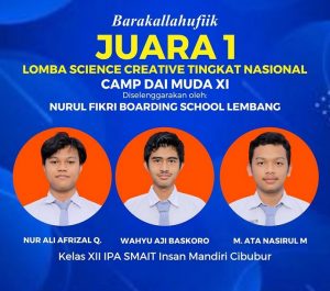 juara 1 lomba science creative tingkat nasional