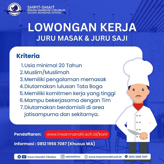 Lowongan Kerja Tata Boga di Insan Mandiri Cibubur 2