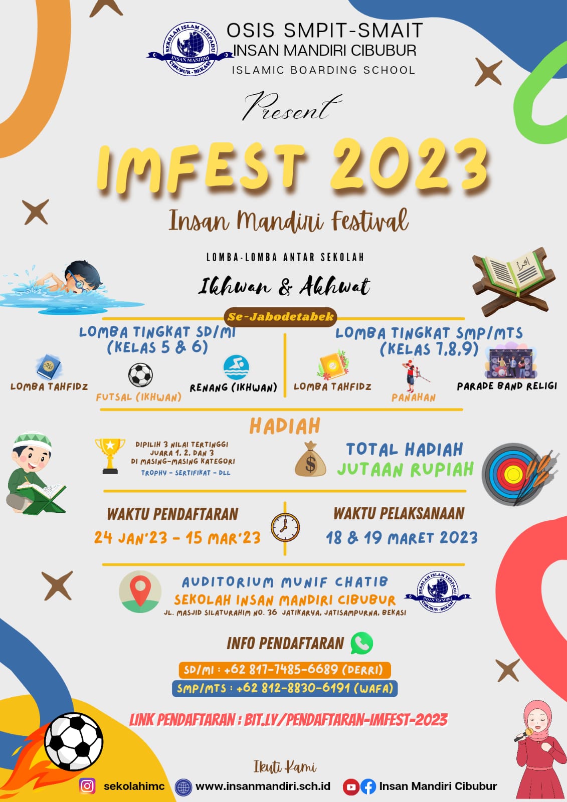 You are currently viewing OSIS Insan Mandiri Cibubur Gelar IMFEST 2023