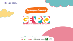 Read more about the article Pengumuman Pemenang Lomba Gen Pro Ramadhan 2023