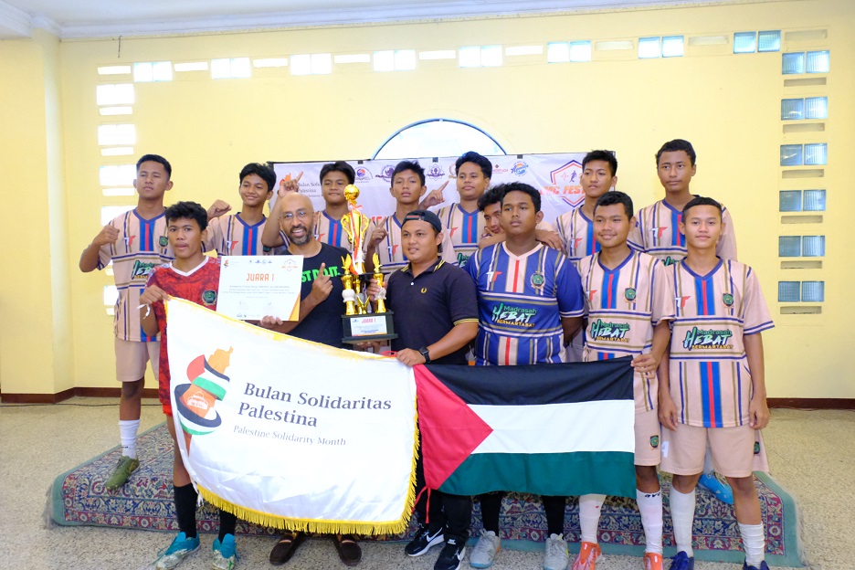 Penutupan Futsal Championship 2023 Insan Mandiri Cibubur Memperingati Bulan Solidaritas Palestina