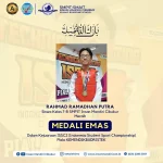 Rahmad Ramadhan Putra Raih Medali Emas dalam Kejuaraan Tae Kwon Do ISSC2