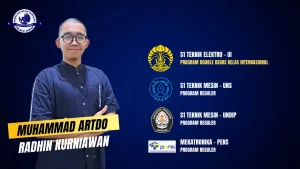 Read more about the article Muhammad Artdo Radhin Kurniawan: Meraih Empat Penerimaan di PTN Bergengsi dan Program Double Degree UI