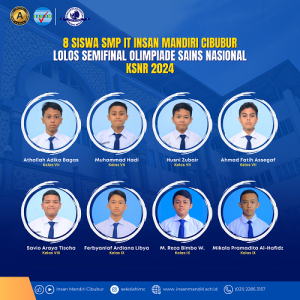 Read more about the article 8 Siswa SMP IT Insan Mandiri Cibubur Lolos ke Babak Semifinal Kompetisi Sains Nalaria Realistik