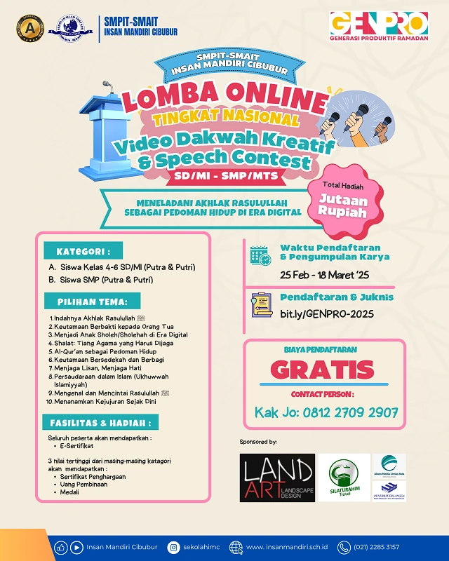 You are currently viewing LOMBA GENPRO 2025: Kompetisi Nasional untuk Generasi Produktif Ramadan